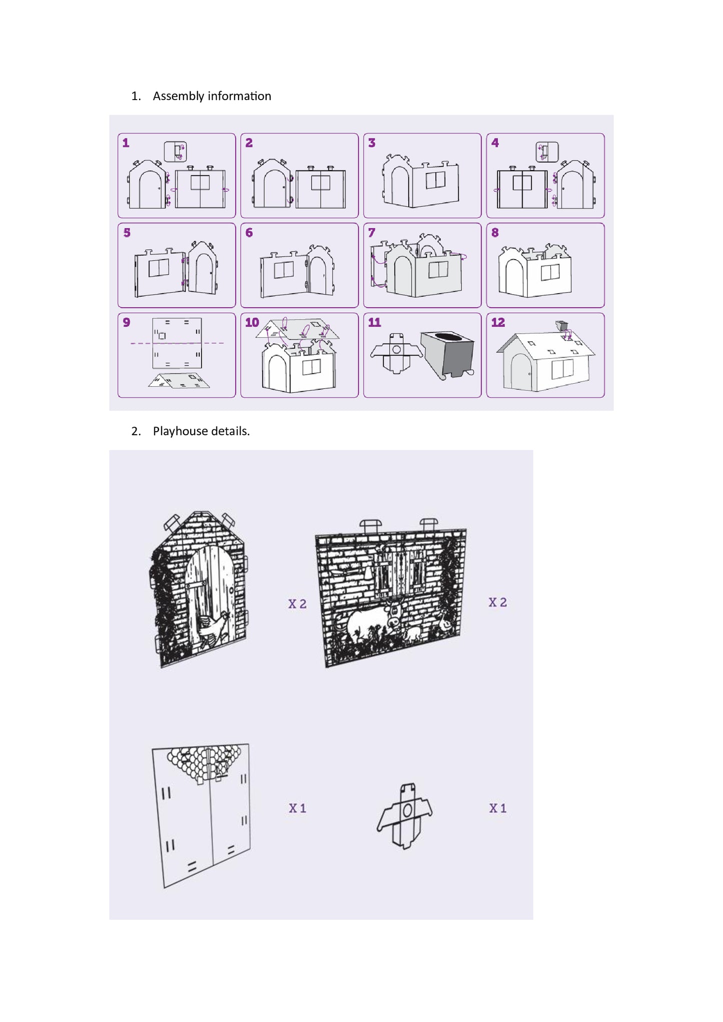 Radoša spēļu kartona māja Ferma bērniem krāsošanai un salikšanai dāvana, 3+, lieliska dāvana, DIY
