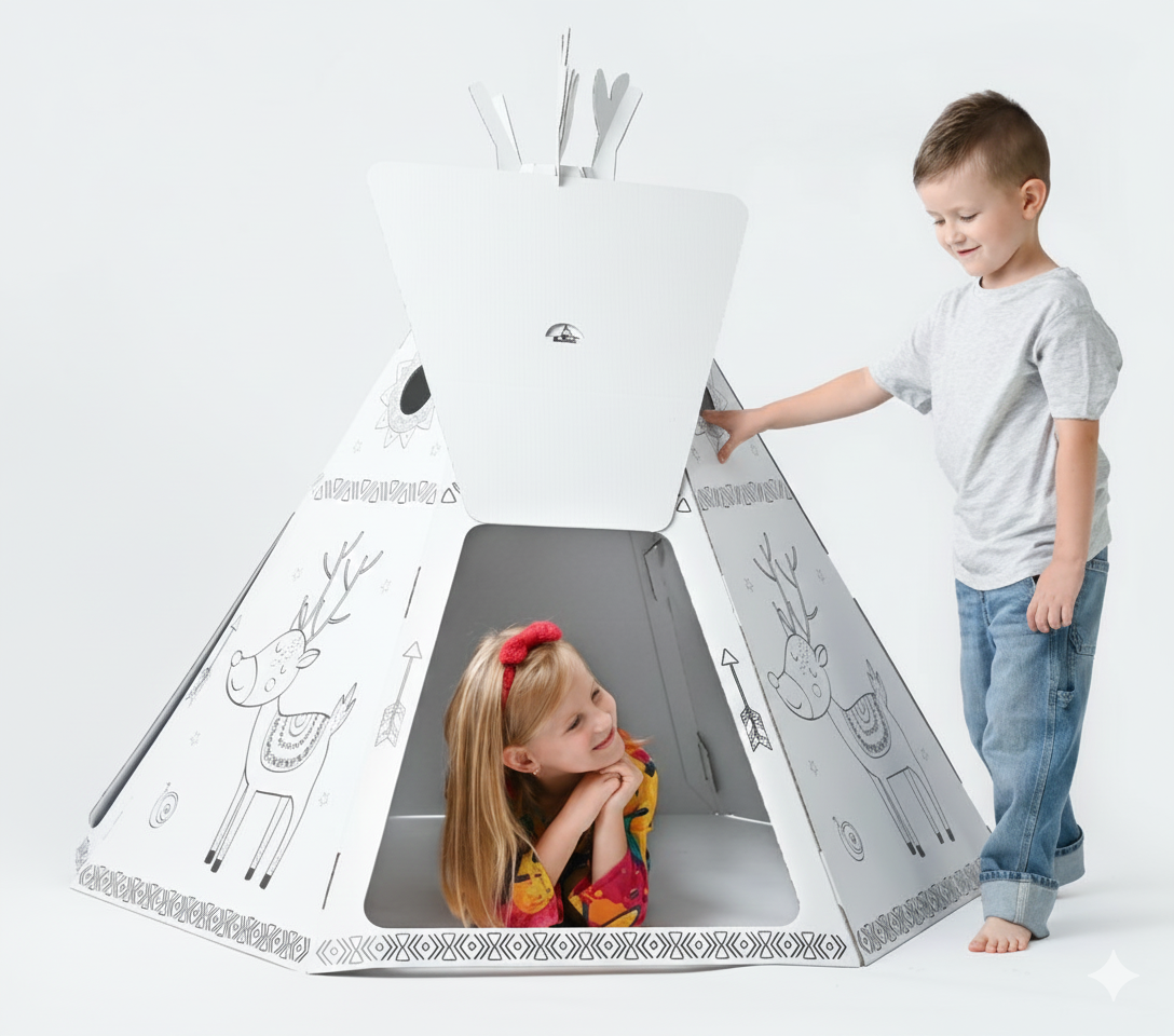 Wonderful Coloring Tent – Easy to Assemble!