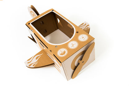 Little Super Aeroplane, DIY, 3+Years, Cardboard Airplane, Kids Toy, Eco-friendly