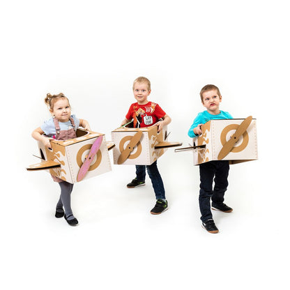 Little Super Aeroplane, DIY, 3+Years, Cardboard Airplane, Kids Toy, Eco-friendly